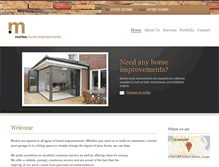 Tablet Screenshot of morleahomeimprovements.co.uk